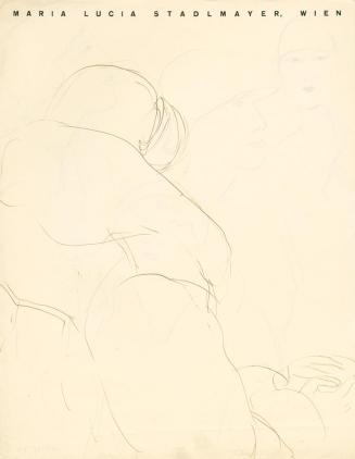 Maria Stadlmayer-Bieber, Skizze (recto), 1928, Tusche, 28,5 × 22,3 cm, Belvedere, Wien, Inv.-Nr…