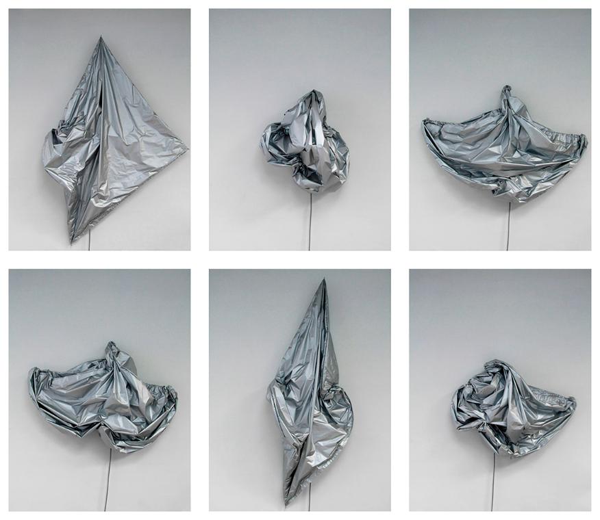 Thomas Baumann, Wallsilver, 1999/2007, Vers1 (Siemens), Spinakerseide, Steuerung, Motor, 180 × …