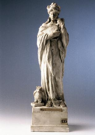 Rudolf Emanuel Ritter von Weyr, Die Wissenschaft, undatiert, Gips, H: 52 cm, Belvedere, Wien, I…