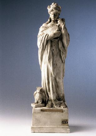 Rudolf Emanuel Ritter von Weyr, Die Wissenschaft, undatiert, Gips, H: 52 cm, Belvedere, Wien, I…