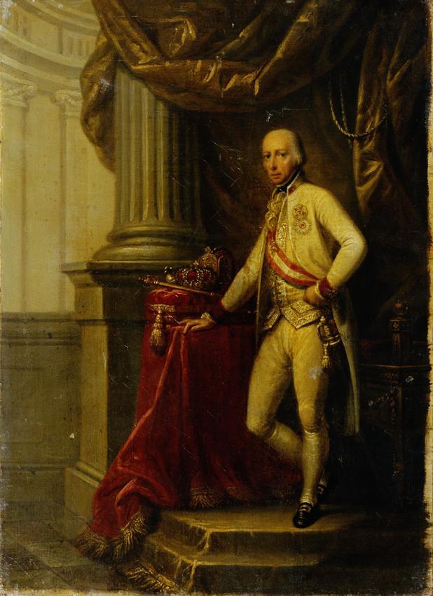 Johann Niedermann, Kaiser Franz I. (II.) von Österreich (1768–1835), 1810, Öl auf Leinwand, 31 …