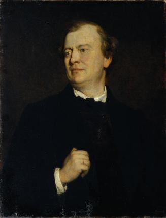 August Georg Mayer (gen. George-Mayer), Der Schauspieler Julius Findeisen, 1857, Öl auf Leinwan…