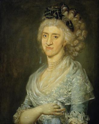 Barbara Krafft (geb. Steiner), Damenbildnis, Öl auf Leinwand, 66 x 53,4 cm, Belvedere, Wien, In…