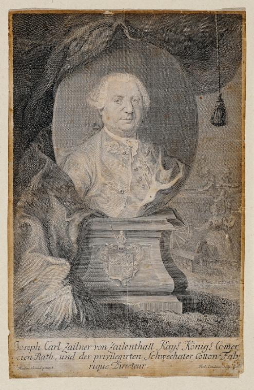 Ferdinand Landerer (Stecher) nach Martin Johann Schmidt, Joseph Carl Zaillner von Zaillenthal, …