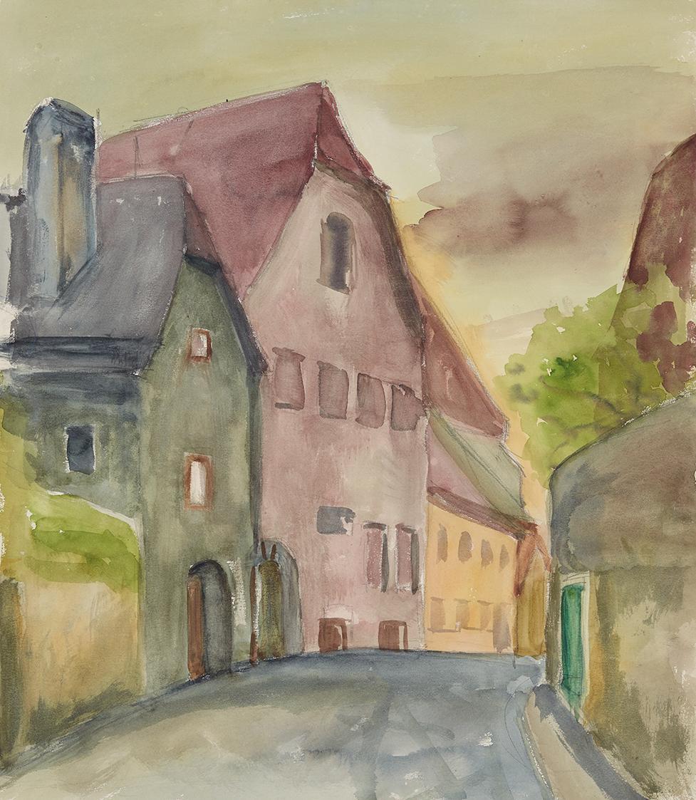 Anny Dollschein, Steyr, 1944, Aquarell, 49,3 × 39,7 cm, Belvedere, Wien, Inv.-Nr. 11046/3