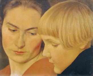 Heinrich Petri, Doppelbildnis Hermine Pfleger und Julius Hirnschrodt, Öl auf Leinwand, 17 x 21 …