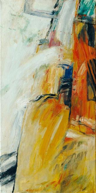 Hubert Berchtold, Raum dynamisch, 1969, Öl auf Leinwand, 80 x 40 cm, Belvedere, Wien, Inv.-Nr. …