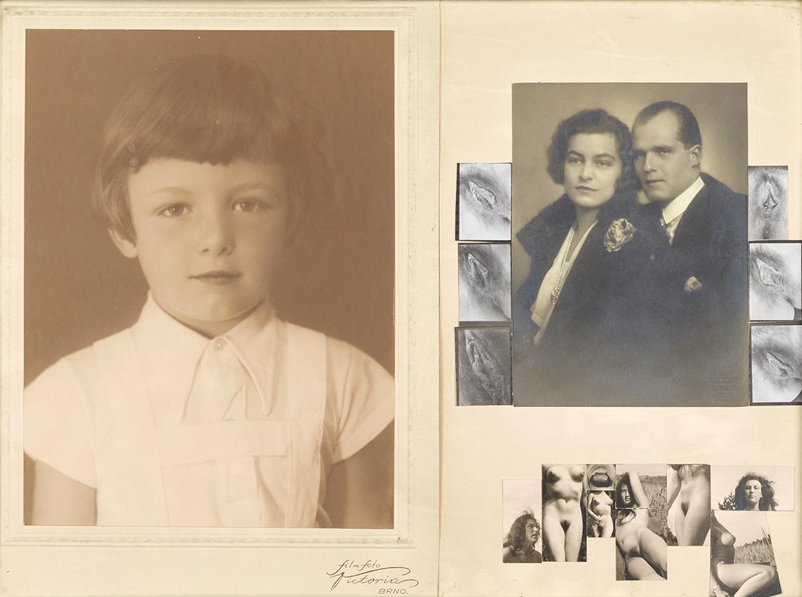 Marc Adrian, Ohne Titel, um 1970, Fotocollage, 29,5 × 39,5 cm, Schenkung Sammlung Dieter und Ge…