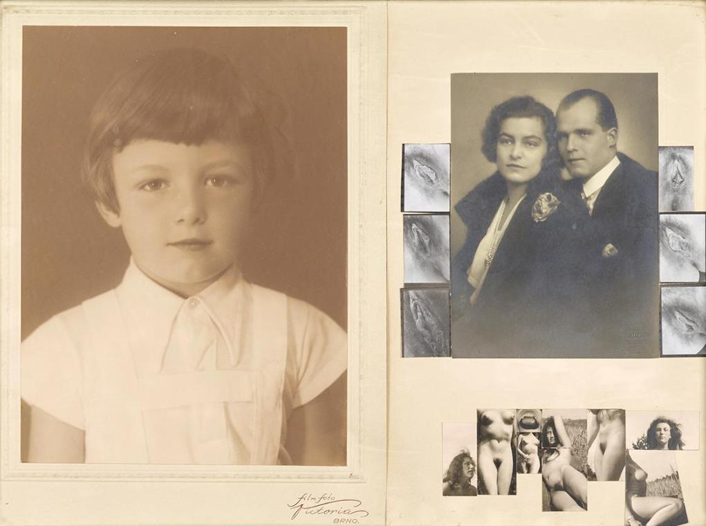 Marc Adrian, Ohne Titel, um 1970, Fotocollage, 29,5 × 39,5 cm, Schenkung Sammlung Dieter und Ge…