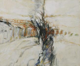 Hubert Berchtold, Dezemberviadukt, 1968, Öl auf Leinwand, 75 x 90 cm, Artothek des Bundes, Daue ...