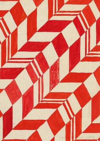 Maria Stadlmayer-Bieber, Muster r, um 1930, Aquarell, 44 × 31,5 cm, Belvedere, Wien, Inv.-Nr. 1…