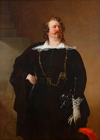 Friedrich von Amerling, Flamänder Bürgermeister (Porträt eines Baron Pfuel?), 1836, Öl auf Lein…