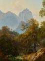 Joseph Martin Höger, Waldkapelle, 1835, Öl auf Leinwand, 76,5 x 95,5 cm, Belvedere, Wien, Inv.-…