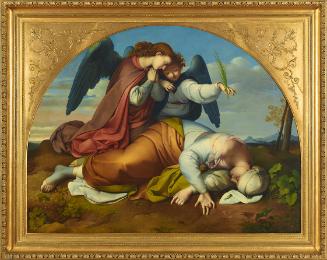 Johann Evangelist Scheffer von Leonhardshoff, Die tote heilige Caecilia (Römische Fassung), 182…