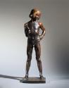 Franz Barwig d. Ä., Knabe, 1908/1909, Bronze, patiniert, 53,5 × 17 × 12 cm, Belvedere, Wien, In…