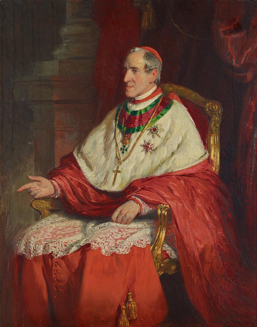 Max Kurzweil, Josef Othmar Ritter von Rauscher, 1911, Öl auf Leinwand, 145,5 × 115 cm, Dauerlei…
