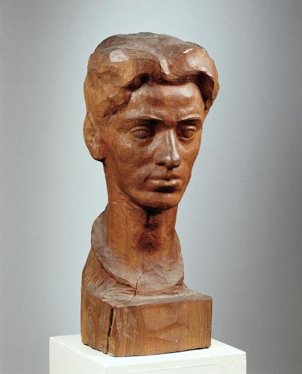 Franz Blum, Rudolf Pleban (Vulgo Uitz), 1936, Nussholz, H: 53 cm, Belvedere, Wien, Inv.-Nr. 712…