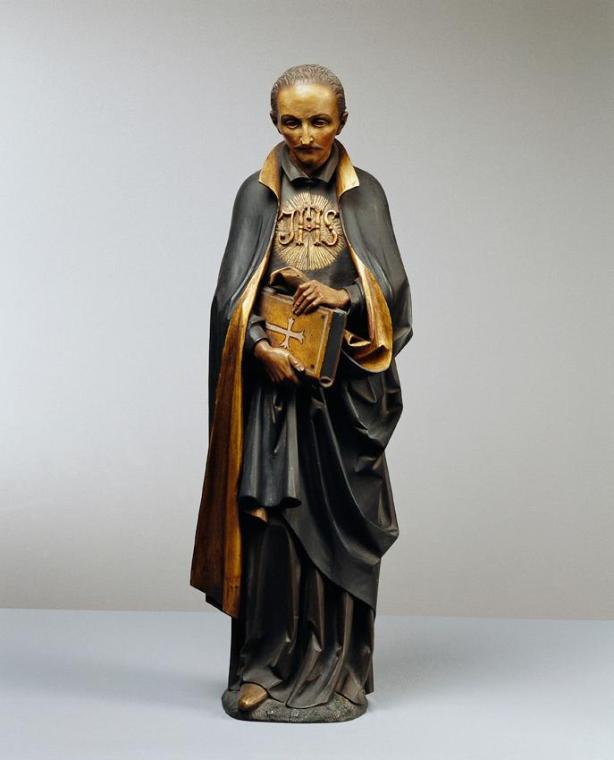 Josef Bachlechner, Hl. Ignazius, 1905-1907, Holz, gefasst, H: 74 cm, Belvedere, Wien, Inv.-Nr. …