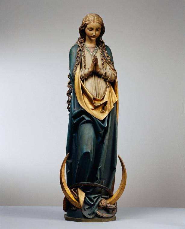 Josef Bachlechner, Maria Immaculata, 1905-1907, Holz, gefasst, H: 113 cm, Belvedere, Wien, Inv.…