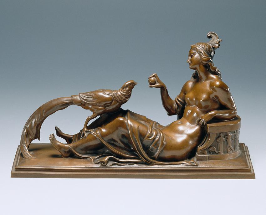 Ferdinand Liebermann, Ihr Liebling, um 1910, Bronze, 16,5 × 30,5 × 10,5 cm, Belvedere, Wien, In…