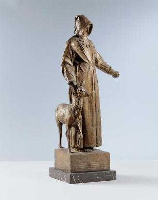 Josef Václav Myslbek, Der heilige Iwan, 1898/1899, Bronze, 69 cm, Belvedere, Wien, Inv.-Nr. 180…