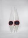 Tillman Kaiser, Umgang mit kleinen Mengen, 2009, Karton, Farbe, Glas, 180 x 90 x 90 cm, Belvede…