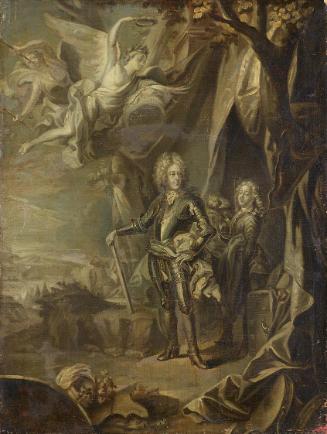 Unbekannter Künstler, Apotheose des Prinzen Eugen von Savoyen, Österreich, Hochbarock, Öl auf L…