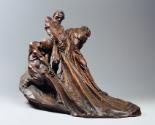 Franz Barwig d. Ä., Netzzieher, 1903/1904, Lindenholz, patiniert, 44 × 64 × 52 cm, Belvedere, W…