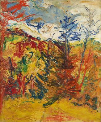 Jean [Hans] Egger, Paysage, 1930, Öl auf Leinwand, 65 × 54,5 cm, Belvedere, Wien, Inv.-Nr. 1072…