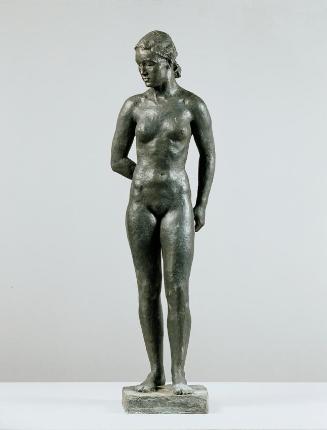 Georg Kolbe, Sinnende, Bronze-Patina auf Zinkguss, H: 109 cm, Belvedere, Wien, Inv.-Nr. 3959