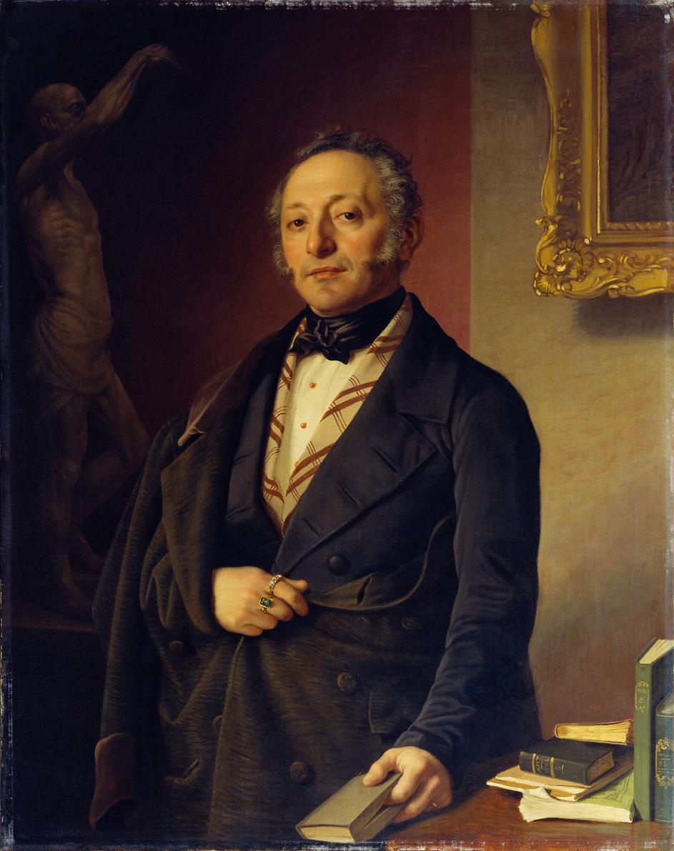 Erasmus von Engert, Der Apotheker Dr. Hofmann, Öl auf Leinwand, 117,5 x 93,5 cm, Belvedere, Wie…