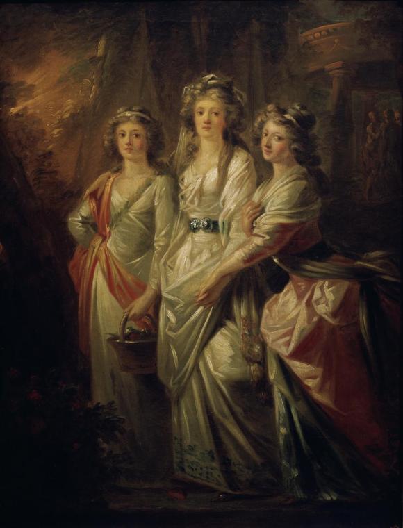 Friedrich Heinrich Füger, Die Gräfinnen Elisabeth, Christiane und Marie Karoline von Thun, 1778…