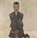Egon Schiele, Eduard Kosmack, 1910, Öl auf Leinwand, 99,8 × 99,5 cm, Belvedere, Wien, Inv.-Nr. …