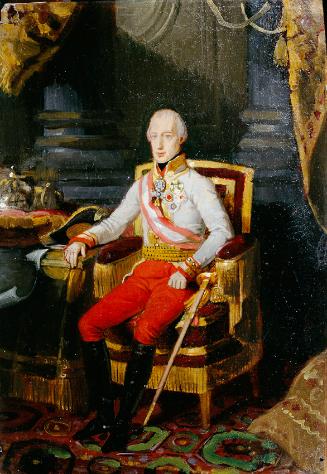 Johann Peter Krafft, Kaiser Franz I. (II.) von Österreich (1768–1835), um 1825, Öl auf Papier, …