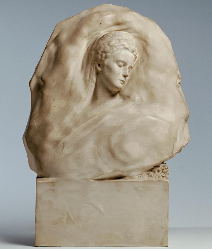 Robert Weigl, Kaiserin Elisabeth, 1902, Gips, H. inklusive Sockel: 35 cm, Belvedere, Wien, Inv.…