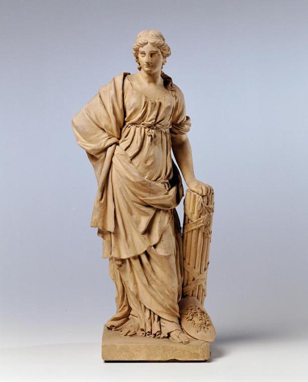 Anton Dominik Ritter von Fernkorn, Die Gerechtigkeit (Entwurf für eine Statue im Stiegenhaus de…