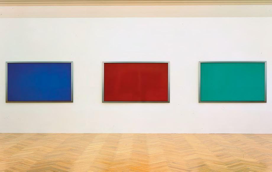 Günther Selichar, Who's Afraid of Blue, Red and Green?, 2002/2003, C-Prints auf Alucobond, 3-te…