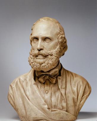 Unbekannter Künstler, Der Maler Franz Schrotzberg, 19. Jahrhundert, Gips, H: 56 cm, Belvedere, …