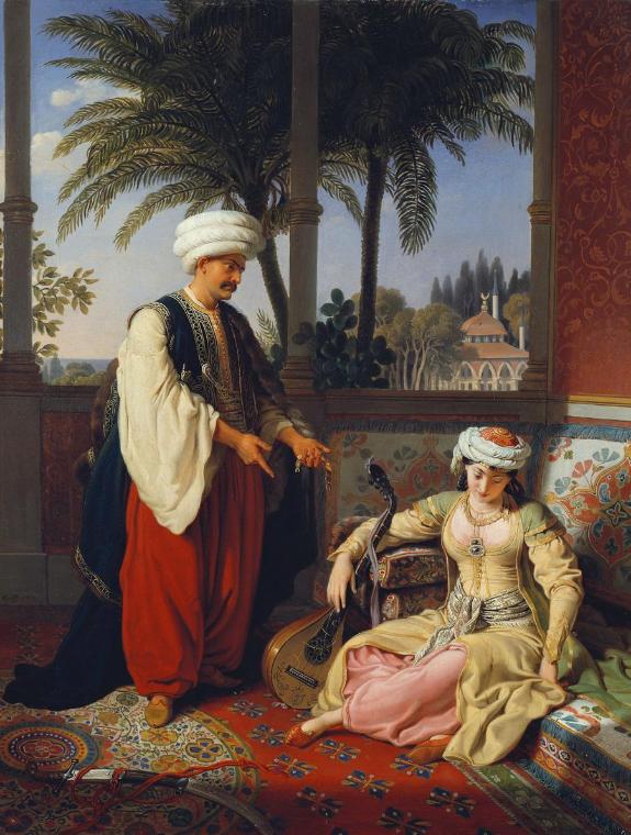 Johann Peter Krafft, Die Türkin ("Untreue"), 1825, Öl auf Leinwand, 56,5 x 48 cm, Belvedere, Wi…