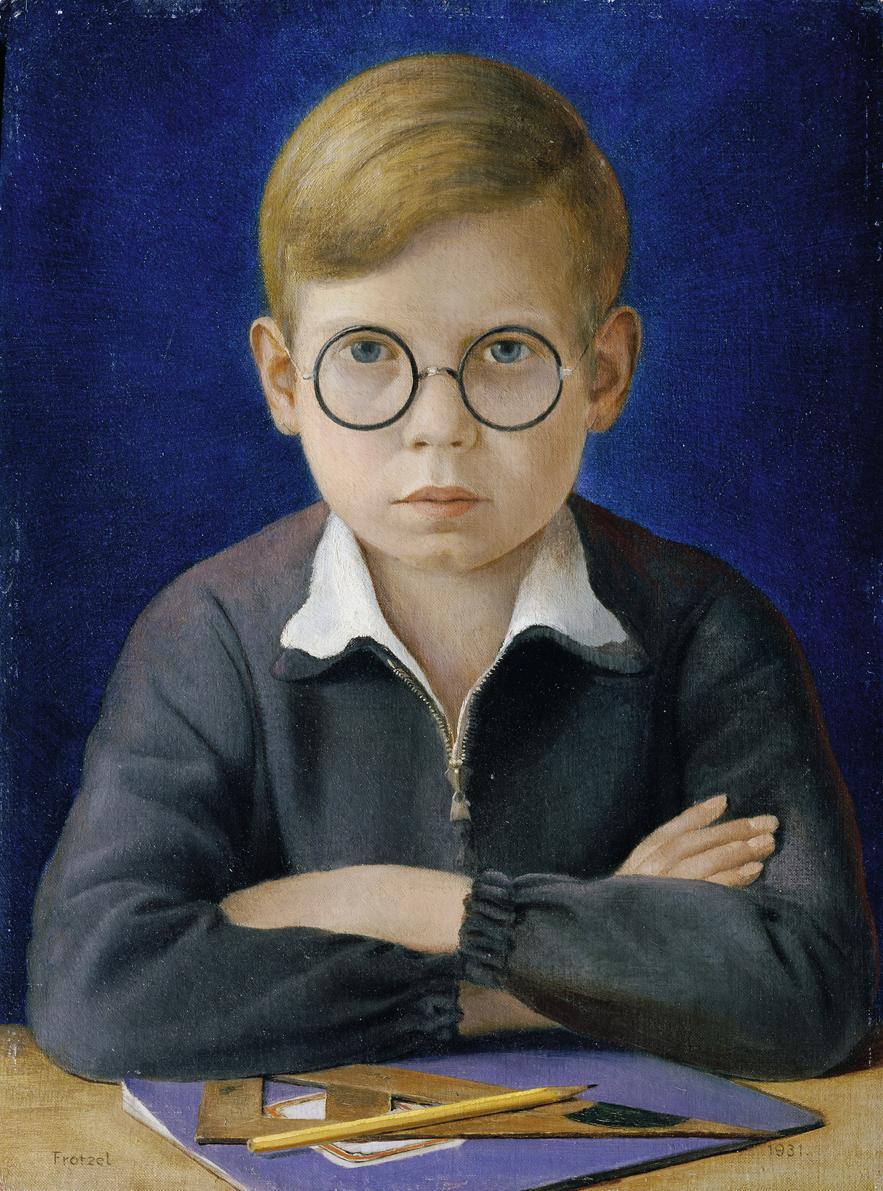 Friedrich Frotzel, Willy Dahl, 1931, Öl auf Leinwand auf Karton aufgezogen, 38,5 x 28,5 cm, Bel…