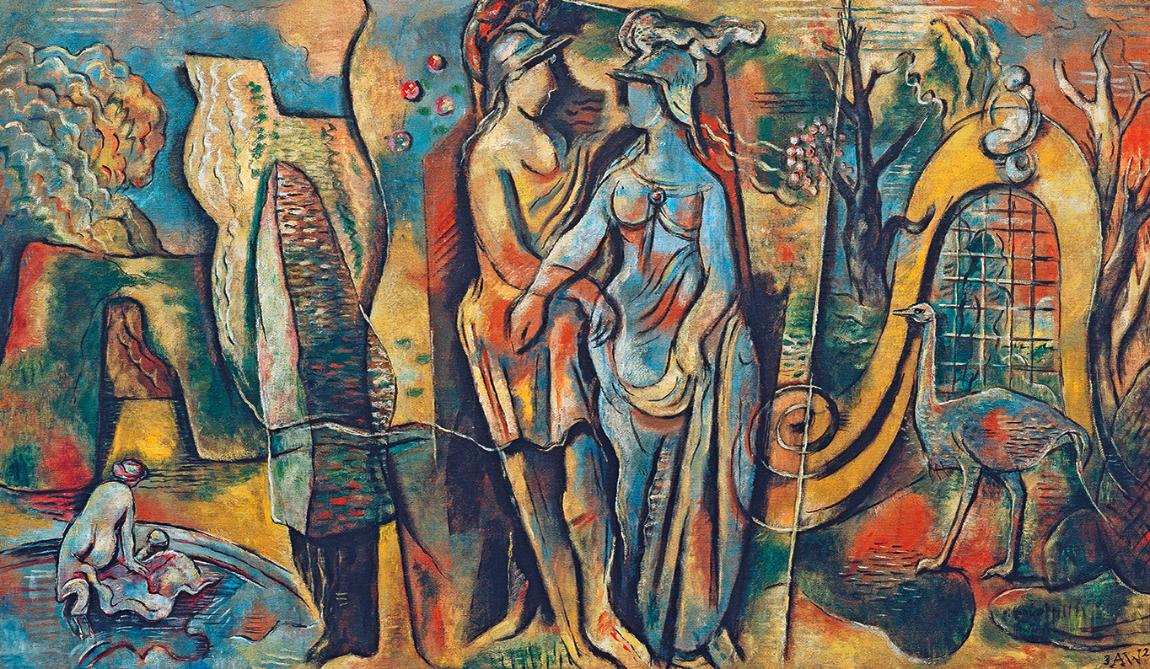 Alfred Wickenburg, Schönbrunn, 1932, Öl auf Leinwand, 110,5 × 186,5 cm, Belvedere, Wien, Inv.-N…