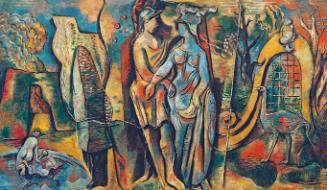 Alfred Wickenburg, Schönbrunn, 1932, Öl auf Leinwand, 110,5 × 186,5 cm, Belvedere, Wien, Inv.-N…