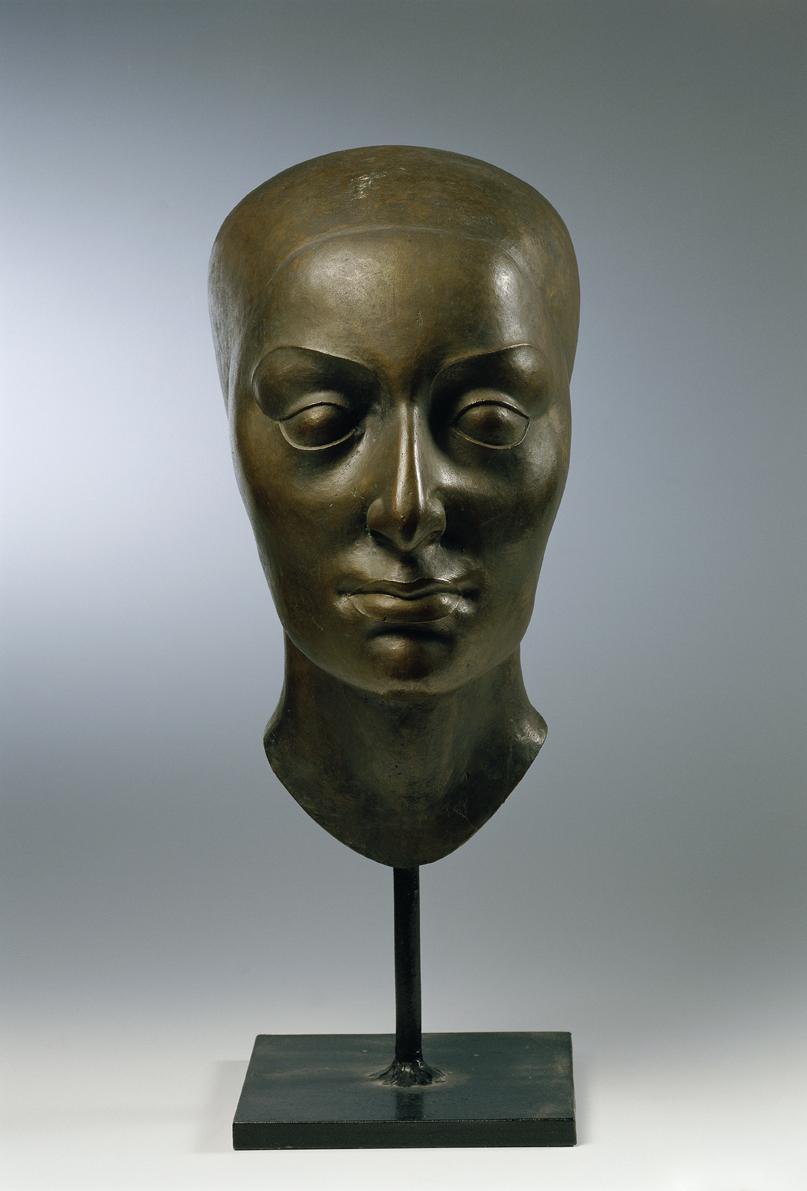 Alfred Czerny, Weibliche Porträtbüste, 1958, Bronze, 32,5 cm, Artothek des Bundes, Dauerleihgab ...