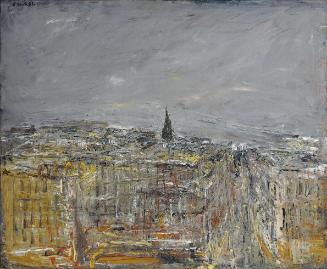 Erich Schmid, Pariser Stadtlandschaft, 1973, Öl auf Leinwand, 60 x 73 cm, Belvedere, Wien, Inv.…
