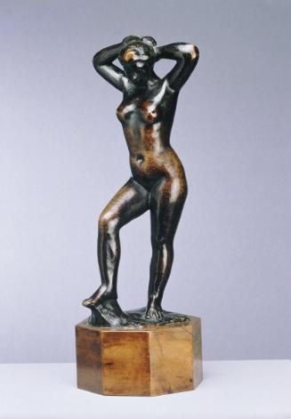 Aristide Maillol, Stehender weiblicher Akt, sich kämmend, um 1932, Bronze, 26,5 cm, Belvedere, …
