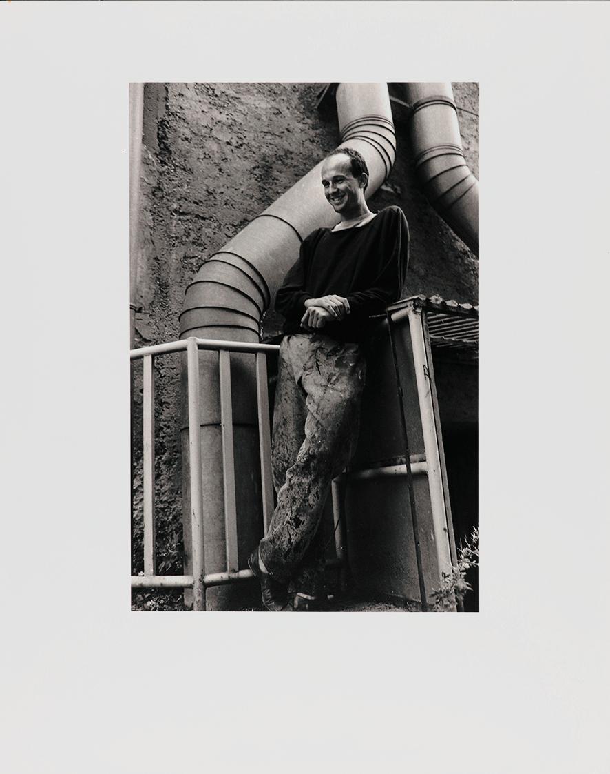 Rudi Molacek, Erwin Wurm, 1983–1989, Fotografie auf Kodak Kodabromid G Paper 1988/89, Belvedere…