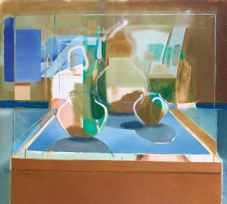 Katharina Olschbaur, Reflections, 2015, Öl auf Leinwand, ungerahmt: 140 × 155 × 2 cm, Ankauf au…