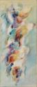 Rudolf Goessl, Aufsteigend, 1963, Mischtechnik auf Leinwand, 100 × 43 × 2 cm, Schenkung Rudolf …