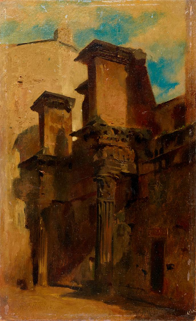 Säulen des Nerva-Forum (Forum Transitorium) in Rom